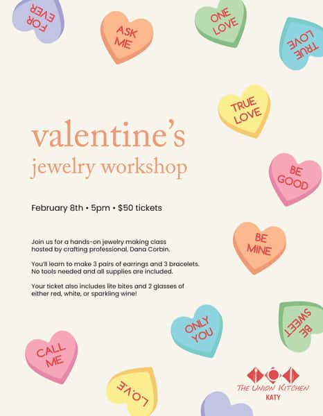 Valentines Jewelry Workshop