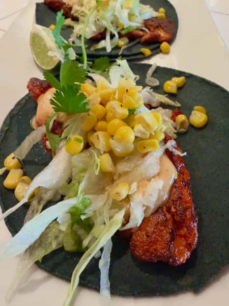 Have you tried our Red Snapper Fish Tacos lately?
"It's local marinated in Achiote, drizzled chipotle, & topped with organic corn salsa on a blue corn tortilla."
#mexicanfood #tacotuesday #tacos #sananselmorestaurants #marinrestaurants