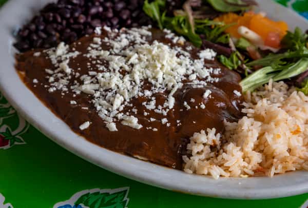 Chicken Mole Enchiladas