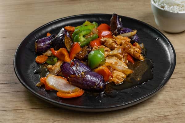 Spicy Eggplant With Chicken