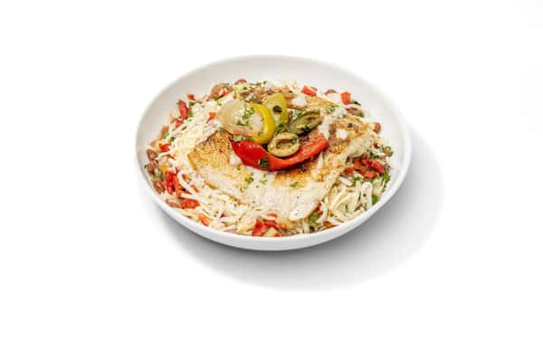 Barramundi Veracruzano Baja Bowl