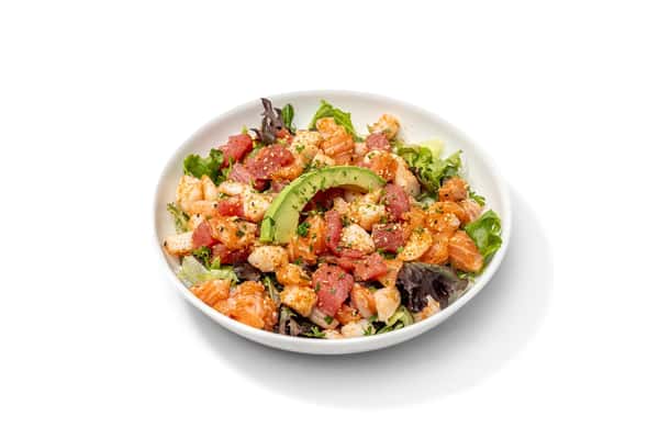 Ahi Tuna & Salmon Poke Bowl
