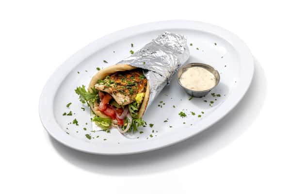 Salmon Pita Wrap