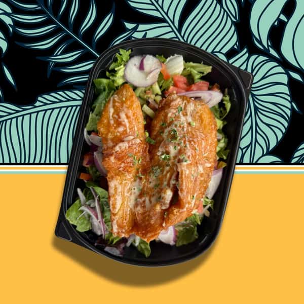 Kabo Battered Fish Salad