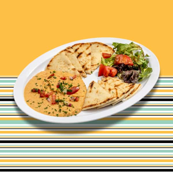 Spicy Hummus & Pita Appetizer