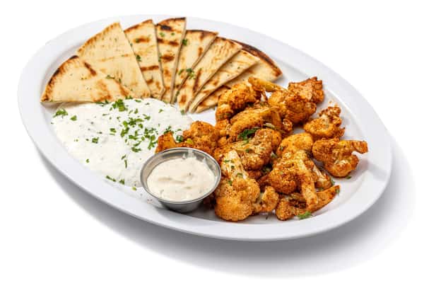 Fried Cauliflower & Tzatziki