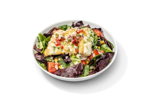 Grilled Cod Salad