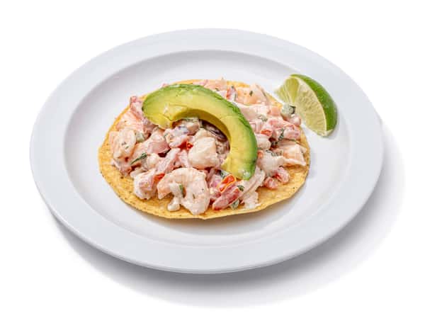 Shrimp Ceviche Tostada
