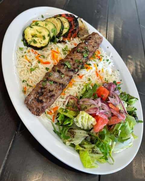 Ground Sirloin Kabob Entrée (One Skewer)