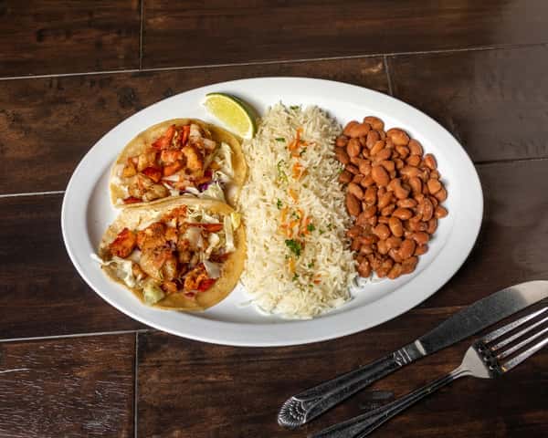 Lobster Taco Plate