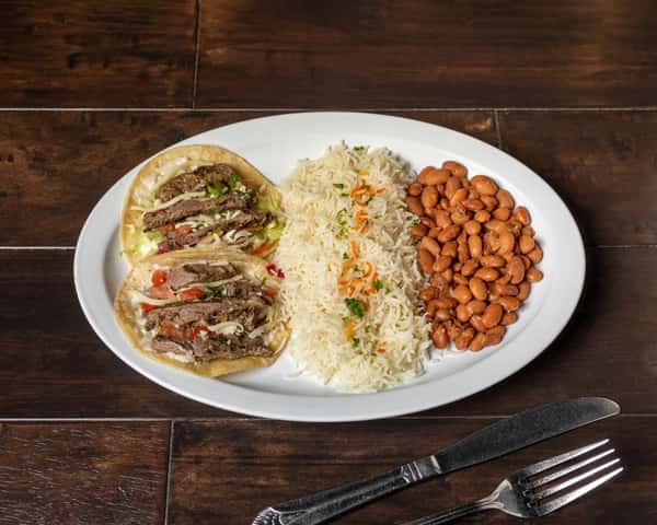 Filet-Mignon Taco Plate