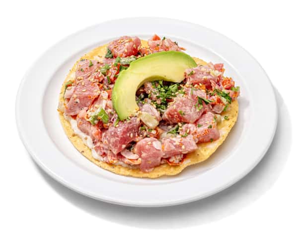 Ahi Tuna Poke Tostada