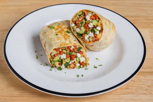 Veggie-Feta Burrito