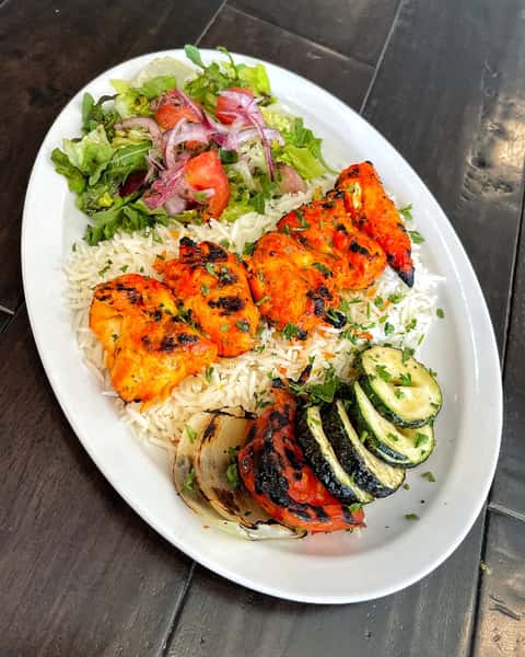 Chicken Kabob Entrée