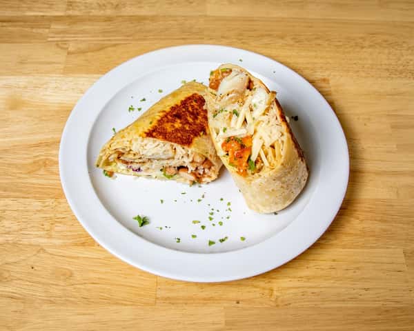 Grilled Cod Burrito