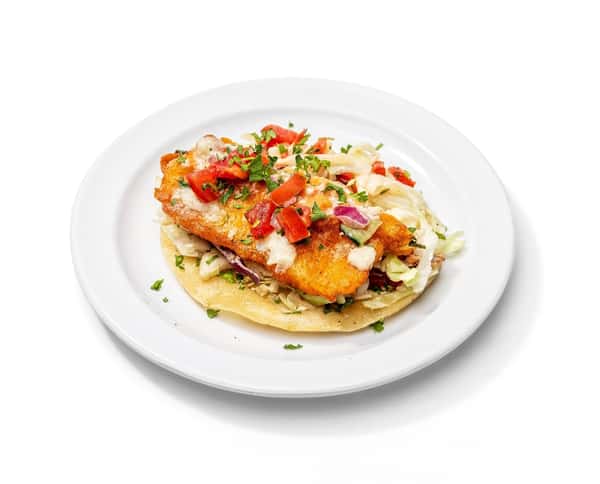 Battered Cod Taco