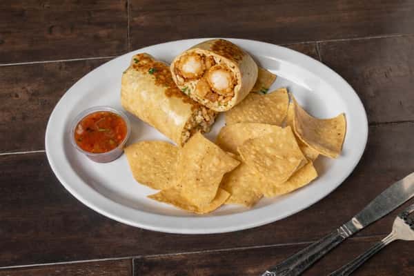 Battered Shrimp Burrito
