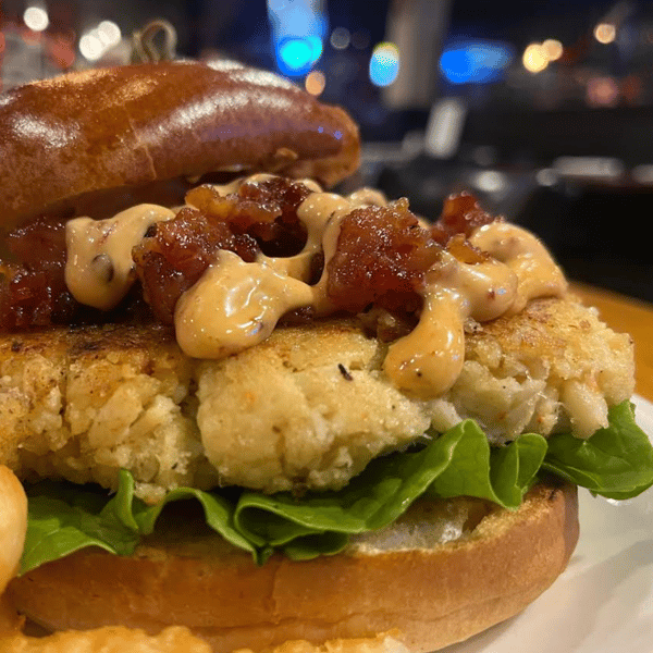 Gourmet Crab Cake Sandwich
