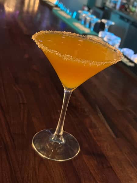 Homeade Peach Cobbler Martini