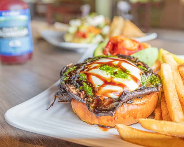 Caprese Portobello Burger