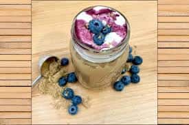 Blueberry Latte with Cold Foam