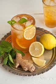 Ginger Lemon Iced Tea