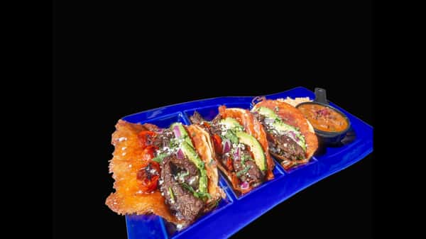 Skirt Steak Crusty Tacos Plate