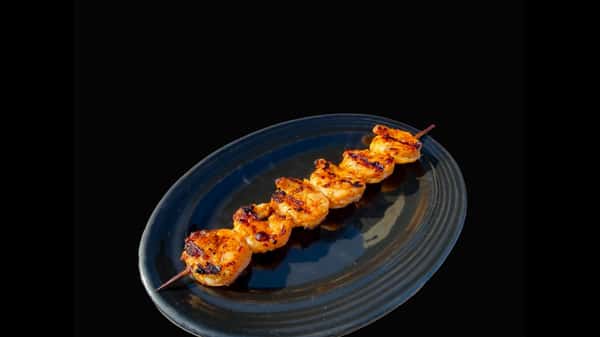 6 Flame Grilled Garlic Habanero Shrimp Skewer