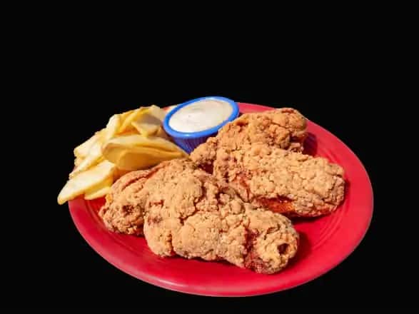 Shatter Crisp Wings(4)&Fries