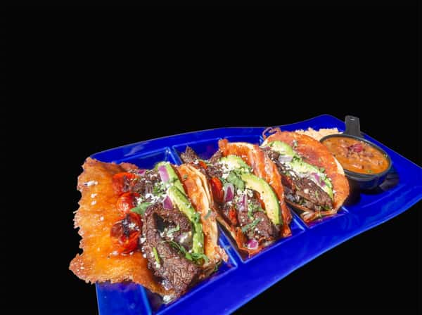 Skirt Steak Crusty Tacos