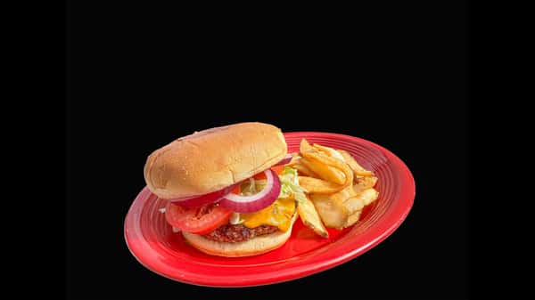 Bacon Cheeseburger with Fries