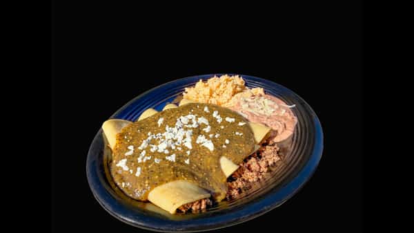 Enchiladas Verdes Plate