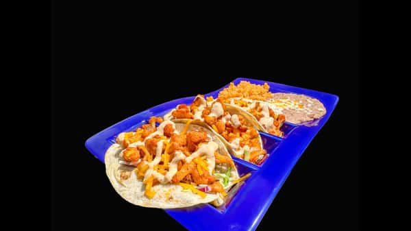 Cauliflower Floret Tacos Plate