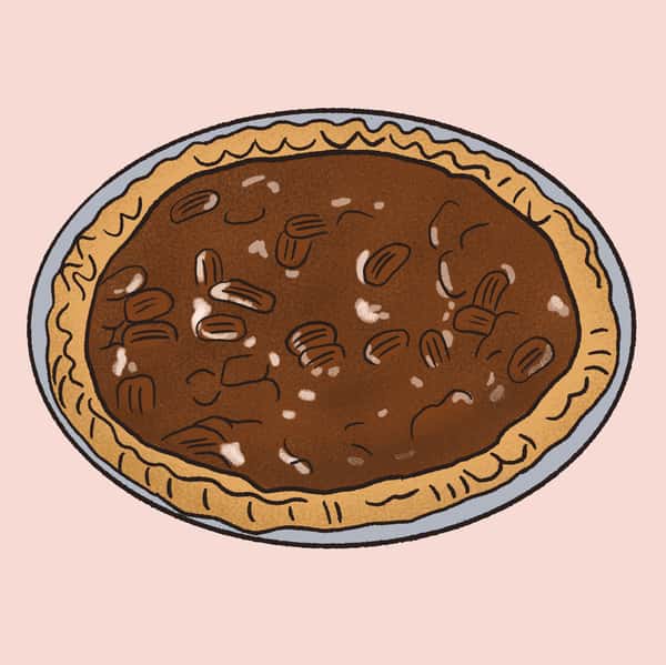 Bourbon  Pecan Pie Slice