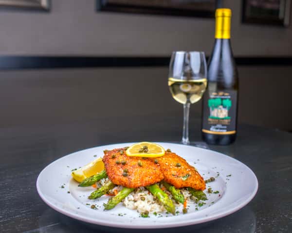 Parmesan Crusted Flounder