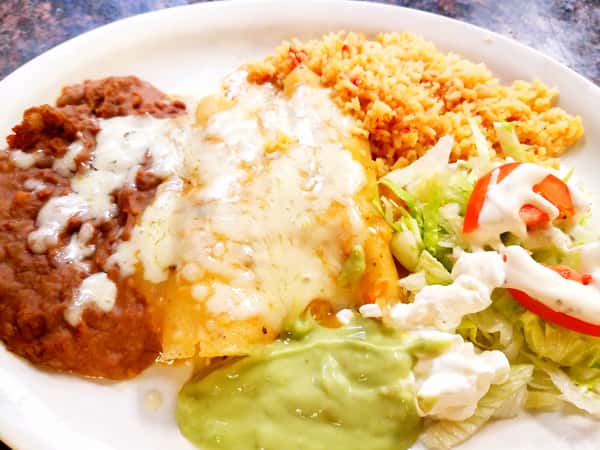 2. Enchiladas Rancheras (2 Pieces)