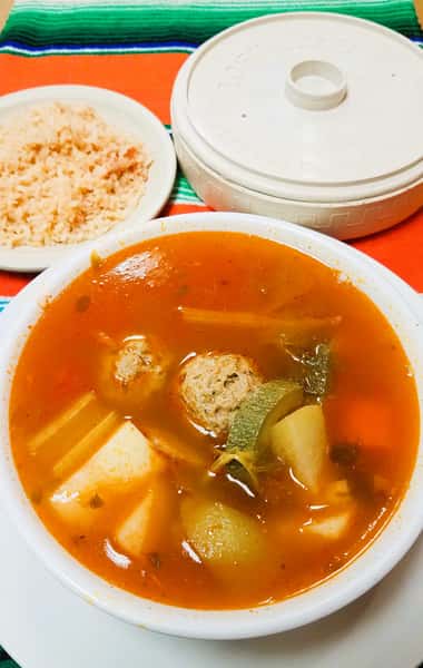 Caldo de Albondigas (Meatball Soup)