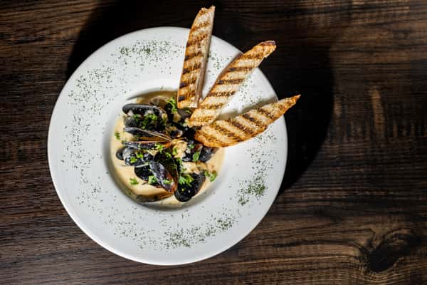 Mejillones a la Crema