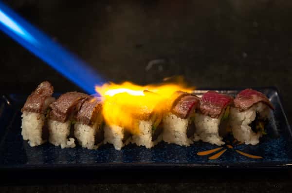 sushi flambe