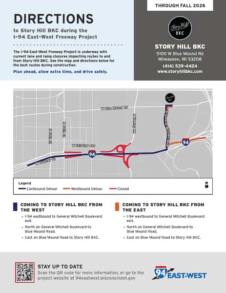BKC Detour Map