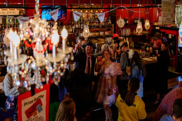 Derby Day Party inside Maxie's