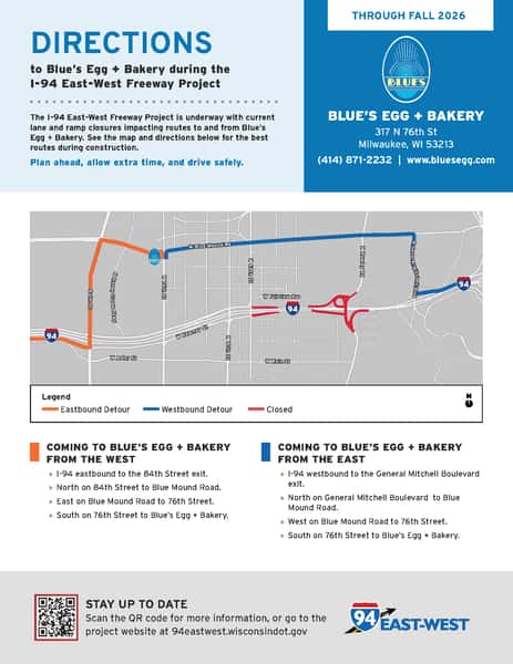 Blue's Detour Map