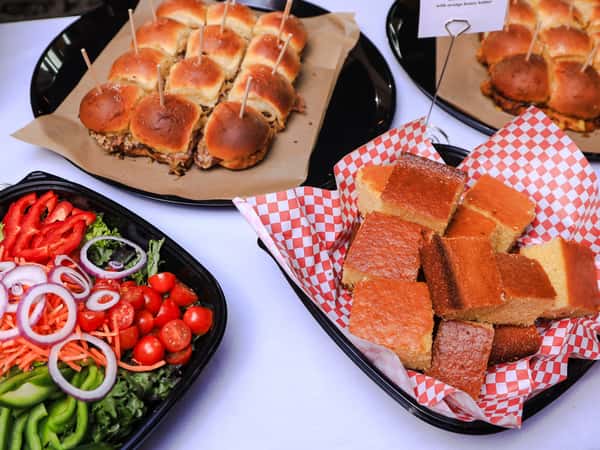 Maxie's Southern cooking for office catering in Milwaukee.