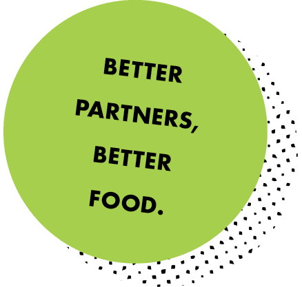 Better Partners, Better Food.