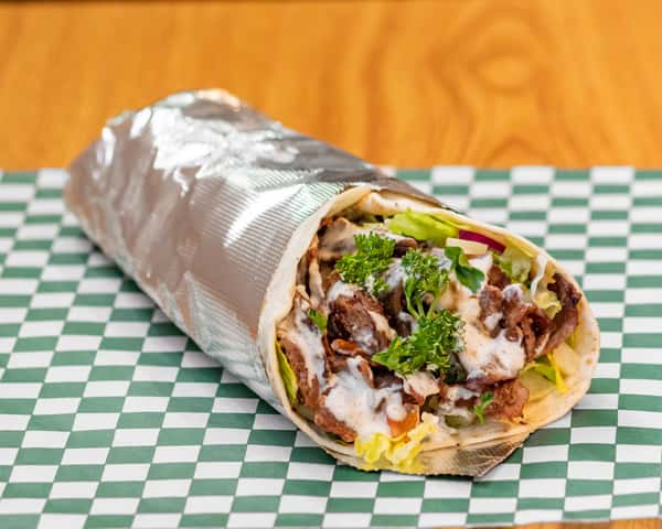 5-Beef-Lamb Döner Wrap (Tortilla)