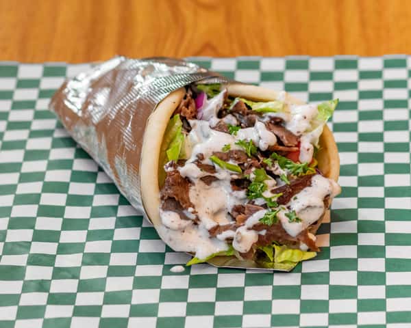 6-Beef-Lamb Döner Sandwich (Pita)