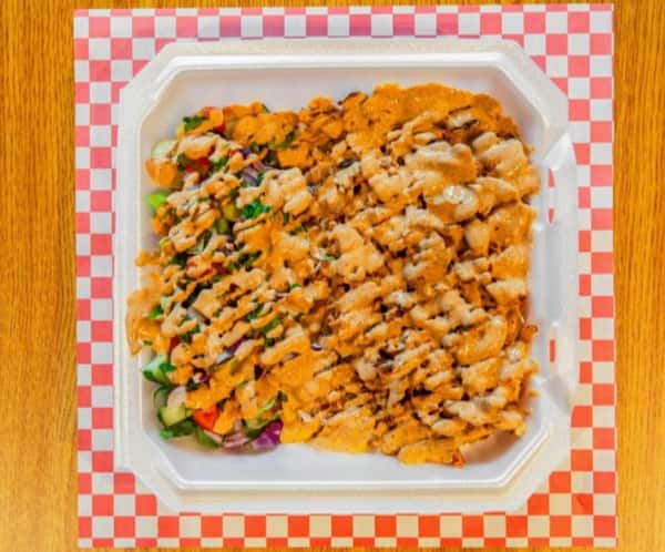 3-Chicken Döner Plate w/ Rice and Salad
