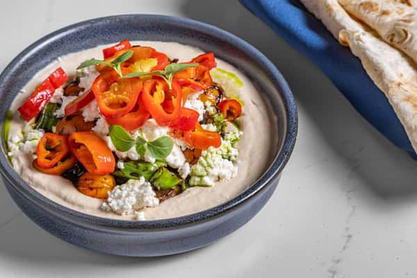 Seasonal Vegetable Hummus