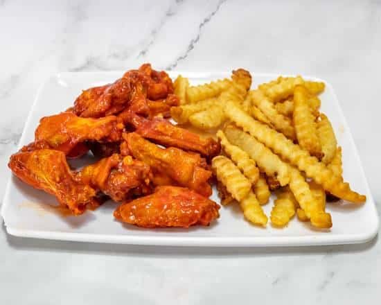 Wings (12) with X-Large Fries & 2 Large Cups