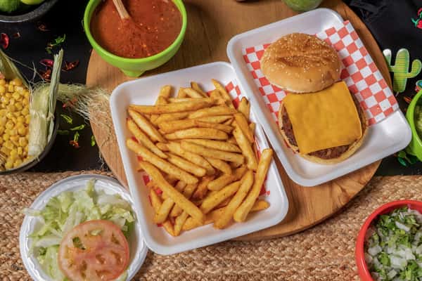 Saturday Cheeseburger Combo